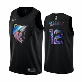 Camiseta Hombre Memphis Grizzlies Ja Morant 12 Iridescent HWC Collection Swingman